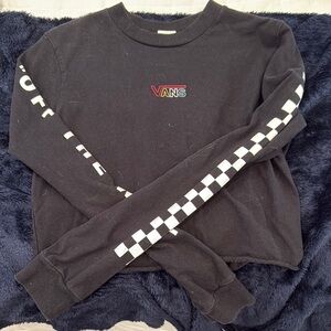 Vans Black Long Sleeve Sweatshirt